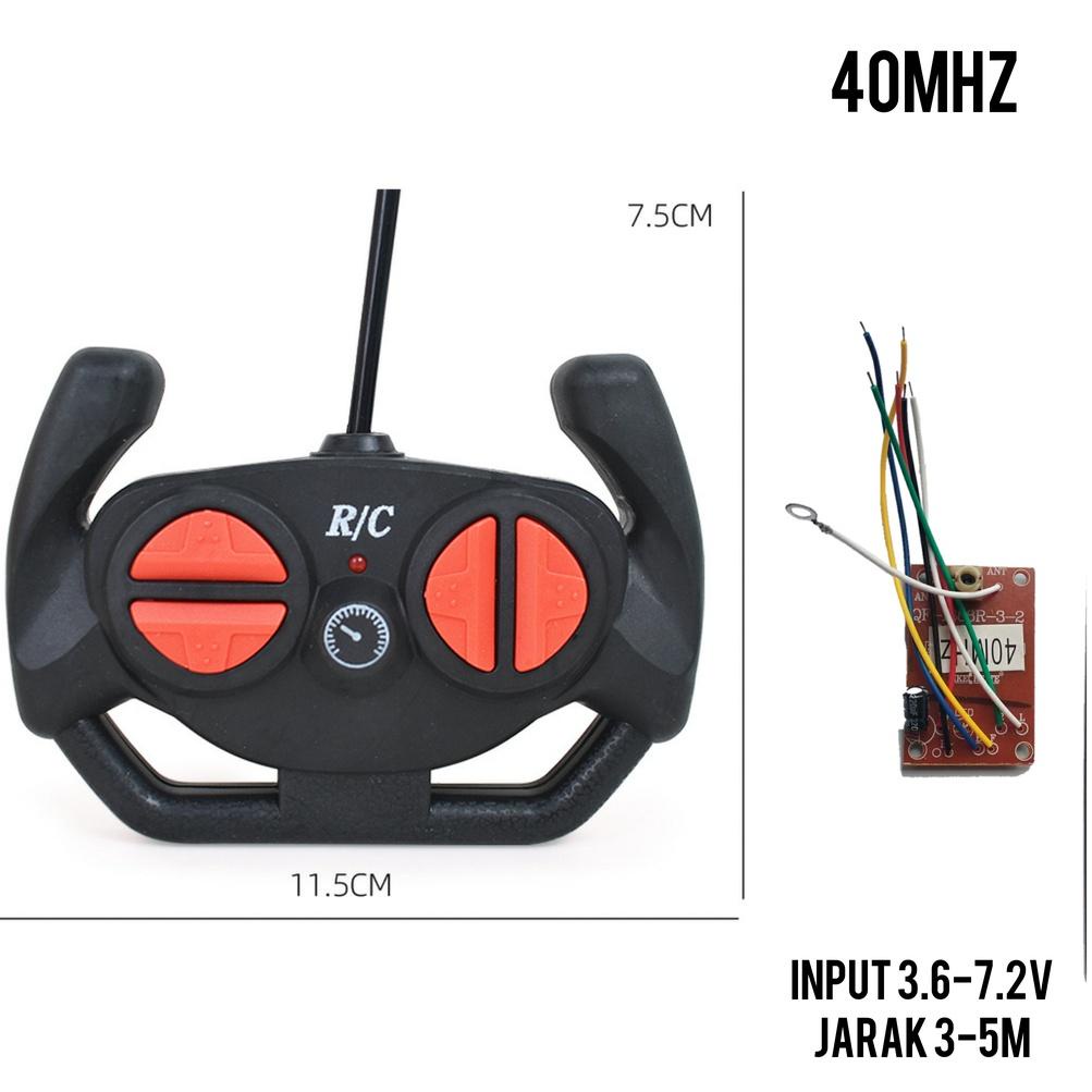 Stok terbaru  COD PCB01 KOMPLIT MODUL PCB RC DAN REMOTE RC MOBIL RC 4ch / pcb rc modul rc crawler pa
