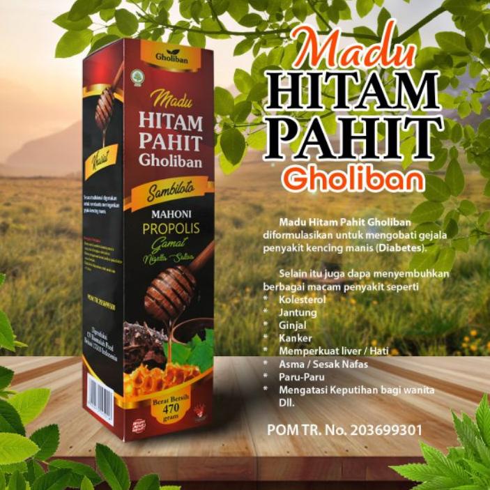 

❃ Hitam Pahit Insuline Gholiban Extra Propolis Gamat Gold 470gr ➧