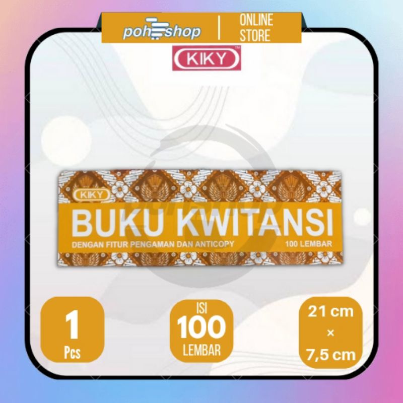 

Kiky_Buku Kwitansi kecil 100 Lembar