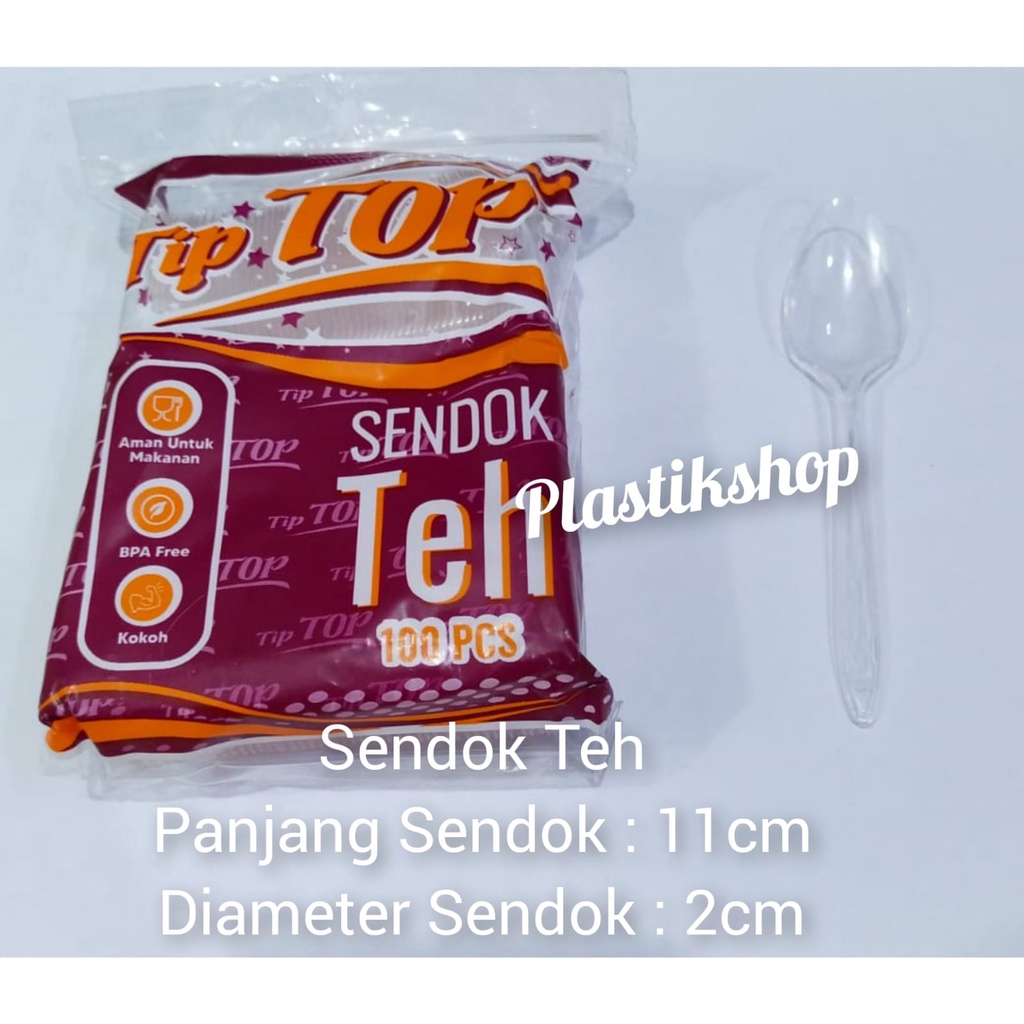 sendok teh TIP TOP isi 100pcs