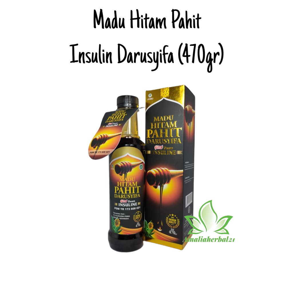 

Madu Hitam Pahit Insulin Darusyfa / Madu Diabet Plus propolis