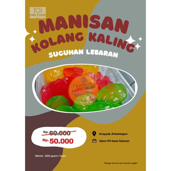 

Manisan Kolang Kaling Rainbow