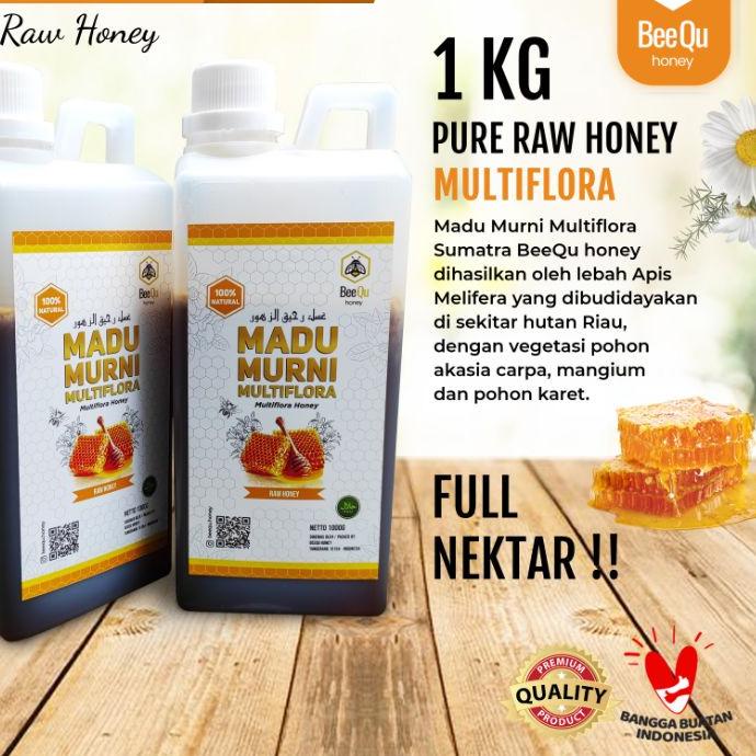

❃ Murni Asli Nektar Multiflora Sumatra 100% Pure Raw Honey - BeeQu Honey ☂
