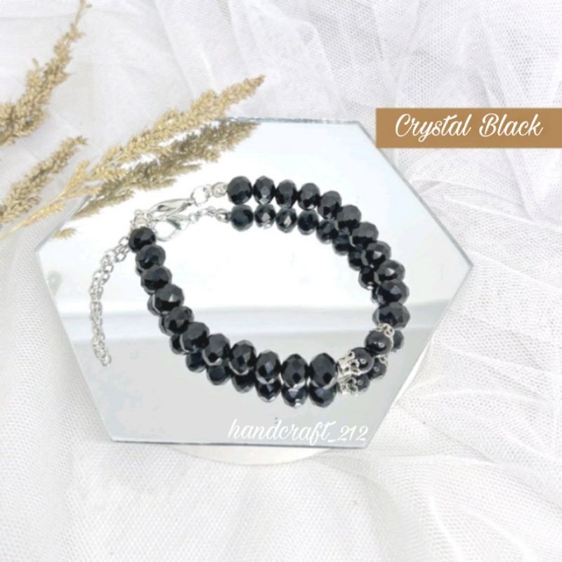 Pearl Beads / Gelang Mutiara / Crystal Cheko / Gelang Korea