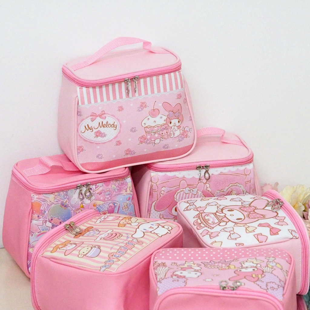 Dompet Kosmetik ukuran JUMBO / Tas Kosmetik Tenteng / Tempat Sabun Sanrio Kualitas Premium