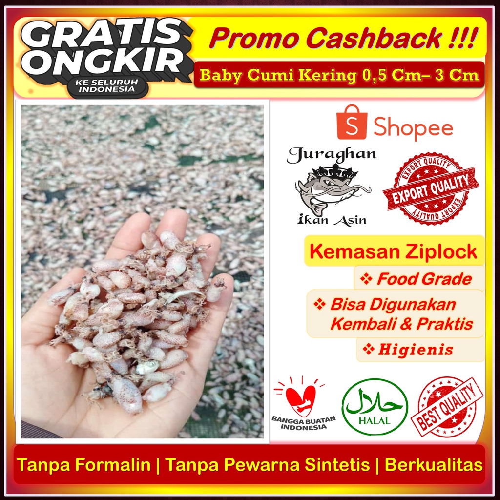 

Cumi Asin Telor Rebus Fresh / Cumi Asin Telor Full Besar Fresh TerEnak dan Kualitas Premium 1 Kg