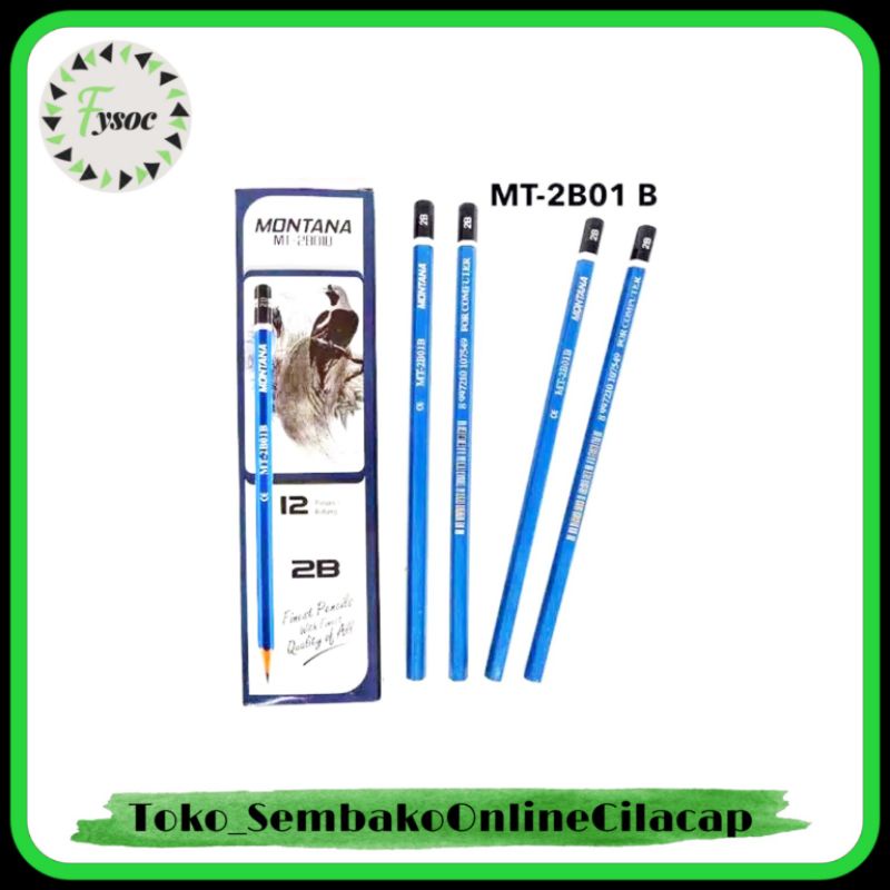 

MY PENCIL 2B BIRU PENSIL MONTANA LAPIZ