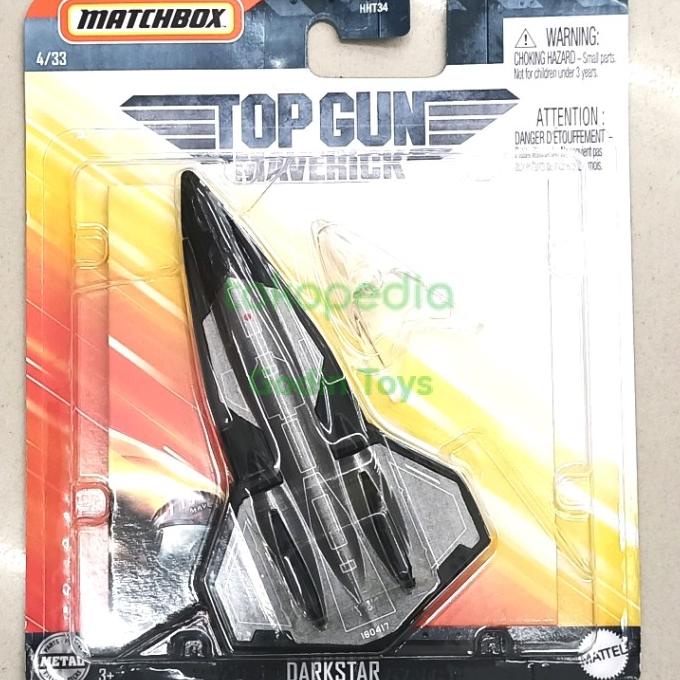 matchbox Darkstar Top gun Maverick diecast topgun