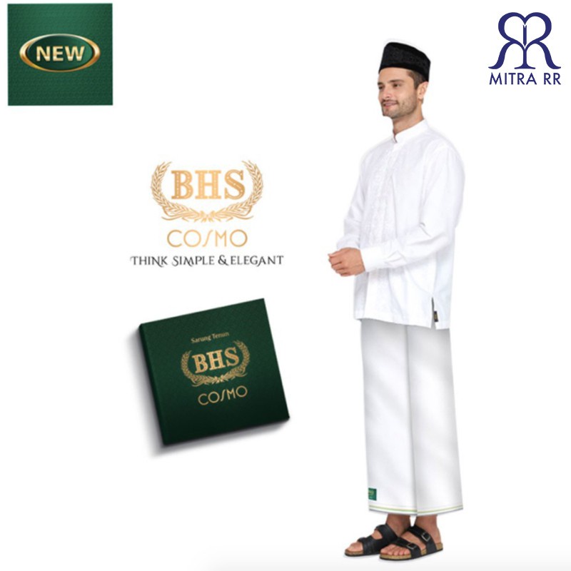 Sarung BHS Gold Cosmo Warna Polos / CWP - Sarung Dewasa BHS Original