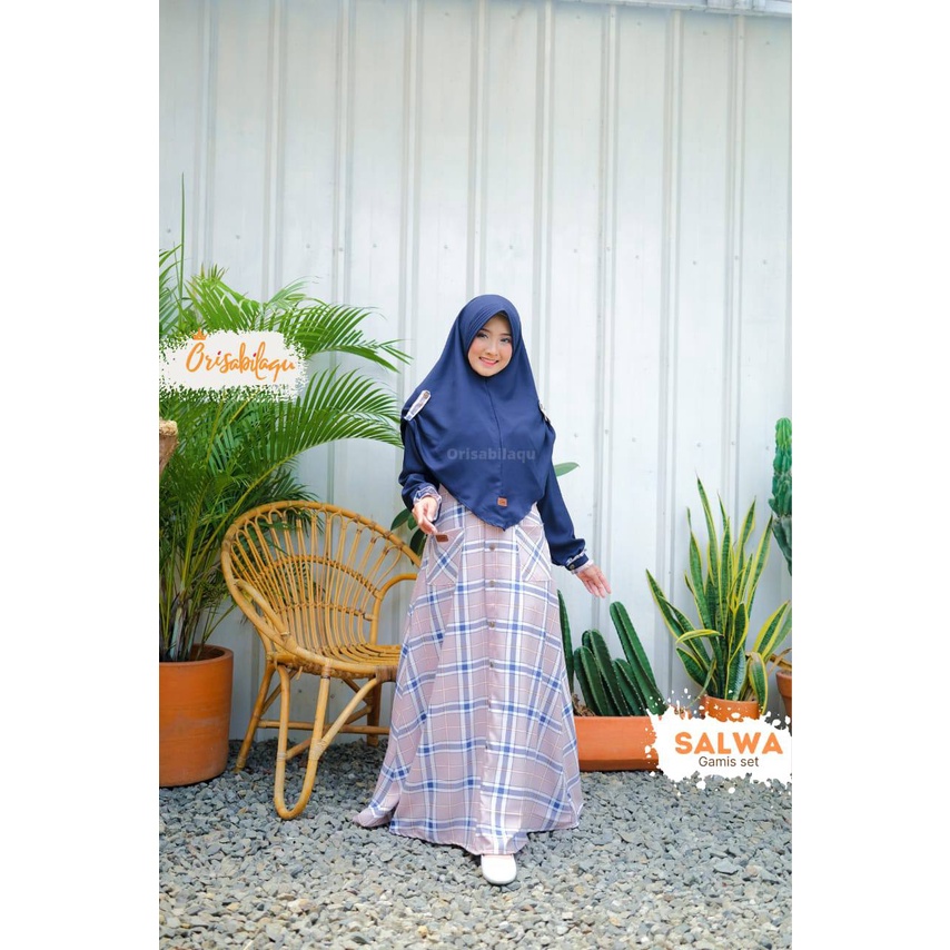 Set Gamis Remaja Salwa Teen by Orisabilaqu