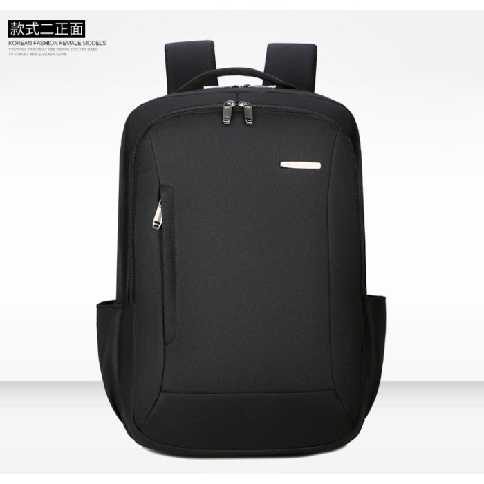 Tas Ransel Pria Tas Pria Ransel Parkson Tas Laptop tas Travelling IMPORT Hitam 004 - 004(Q3X3) tas r