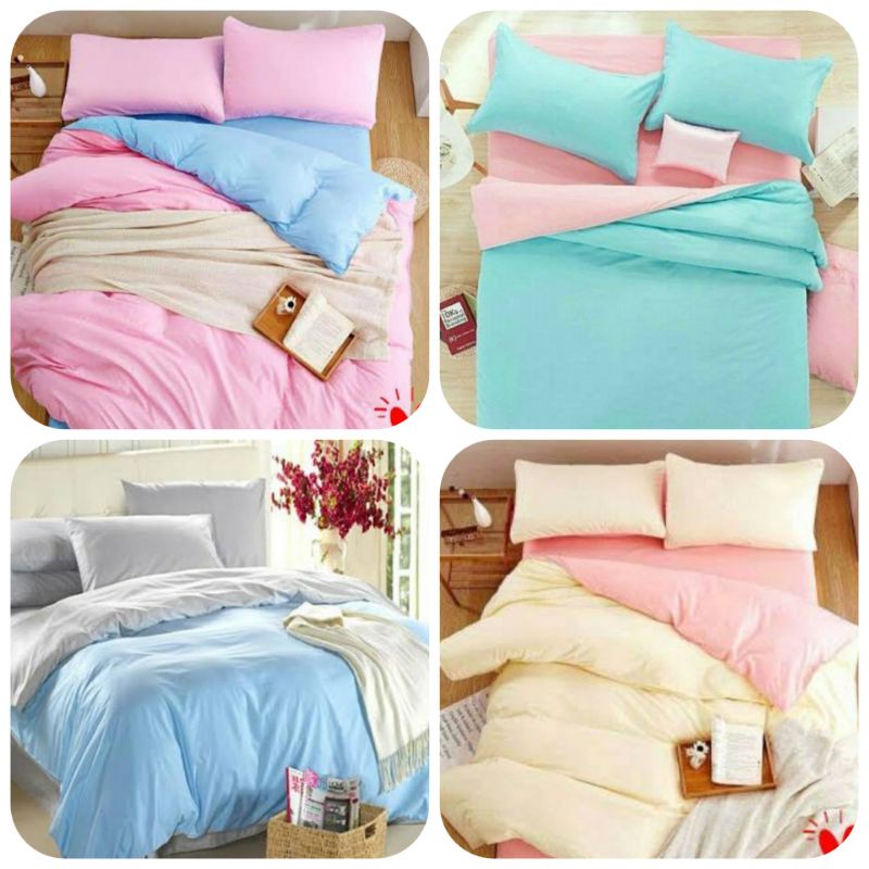 Sprei Bedcover Polos Warna, BISA REQUEST WARNA, Sprei Polos, Sprei Murah, Sprei Star, Sprei Esra.