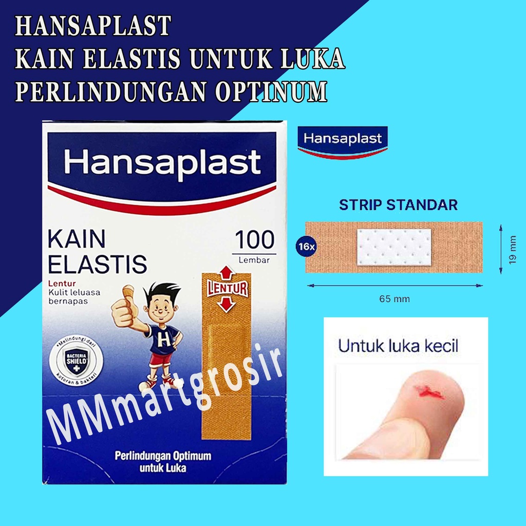 Hansaplast/ Kain Elastis/ Perlindungan Optinum/ Plester Luka