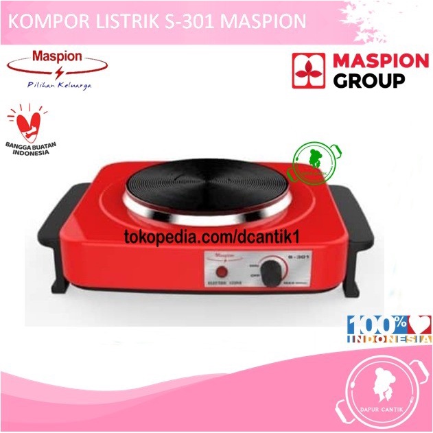 MASPION KOMPOR LISTRIK S301 - S 301 MASPION