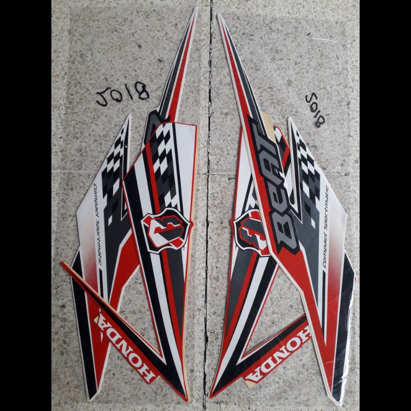 striping motor standar ori beat 2018