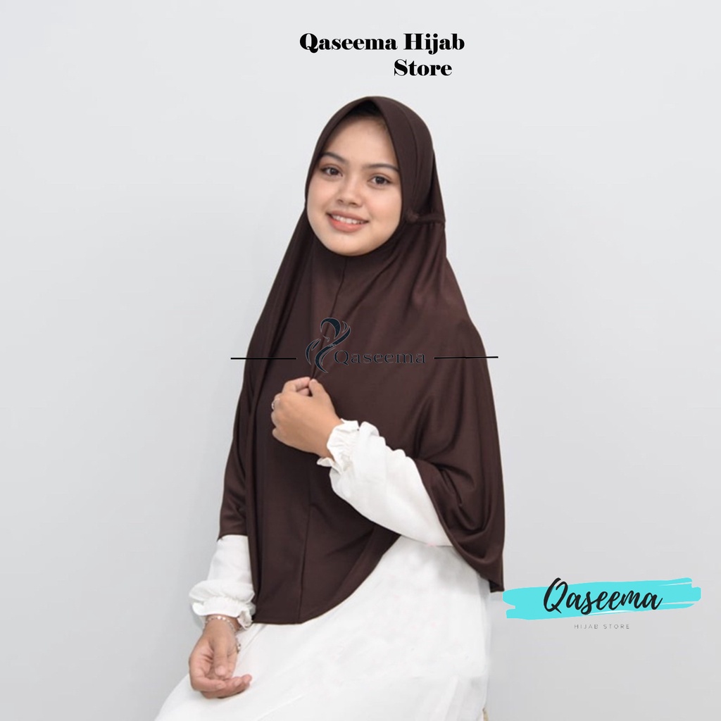 KHIMAR INSTAN SERUT JOKOWI UKURAN XL JILBAB INSTAN BERGO HAMIDAH SERUT JOKOWI JUMBO JERSEY