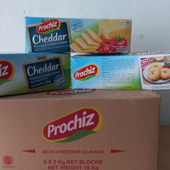 

✫ Keju Prochiz CHEDDAR BIRU 2KG TERMURAH / Keju Cheddar Biru 2kg ✴