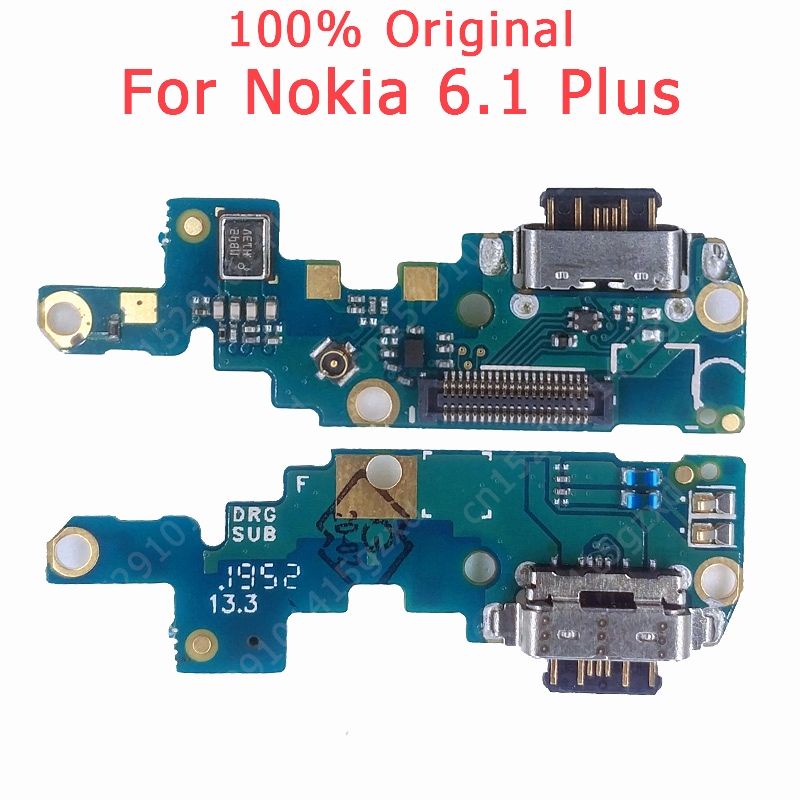 Pcb Connector Charger Nokia 6.1 Plus With Ic Nokia X6