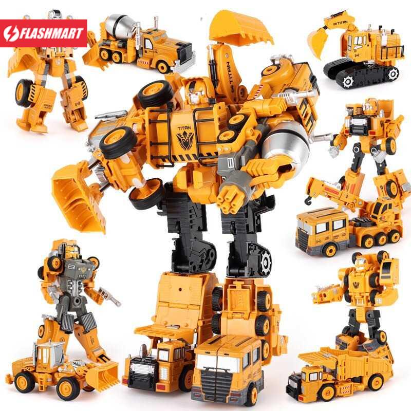 Flashmart Mainan Mobil Transformer Deformation Robot - 6078A-1