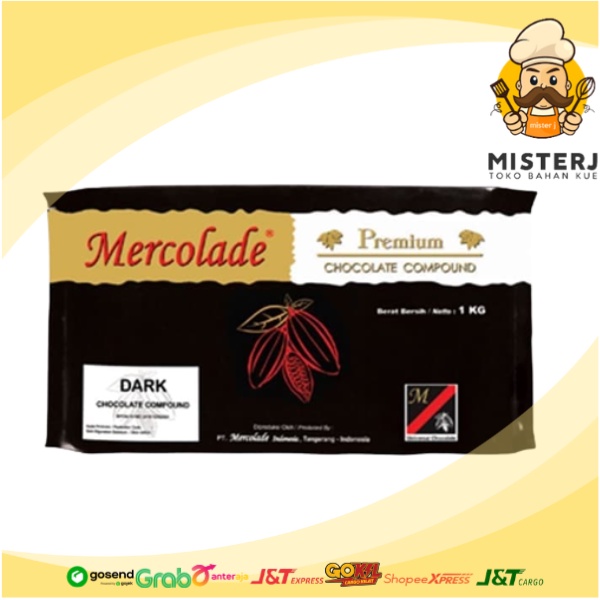 

Mercolade Chocolate Compound | 1 Kg | Varian Rasa Lengkap | Mercolade Coklat Batang