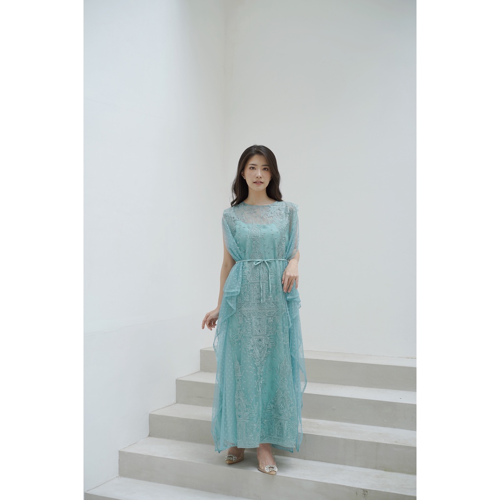 Aura Label - Florence Dress In Mint