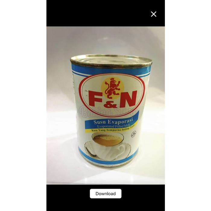 

Susu Evaporasi - Evaporated F&N 48x380gr - Gosend Only