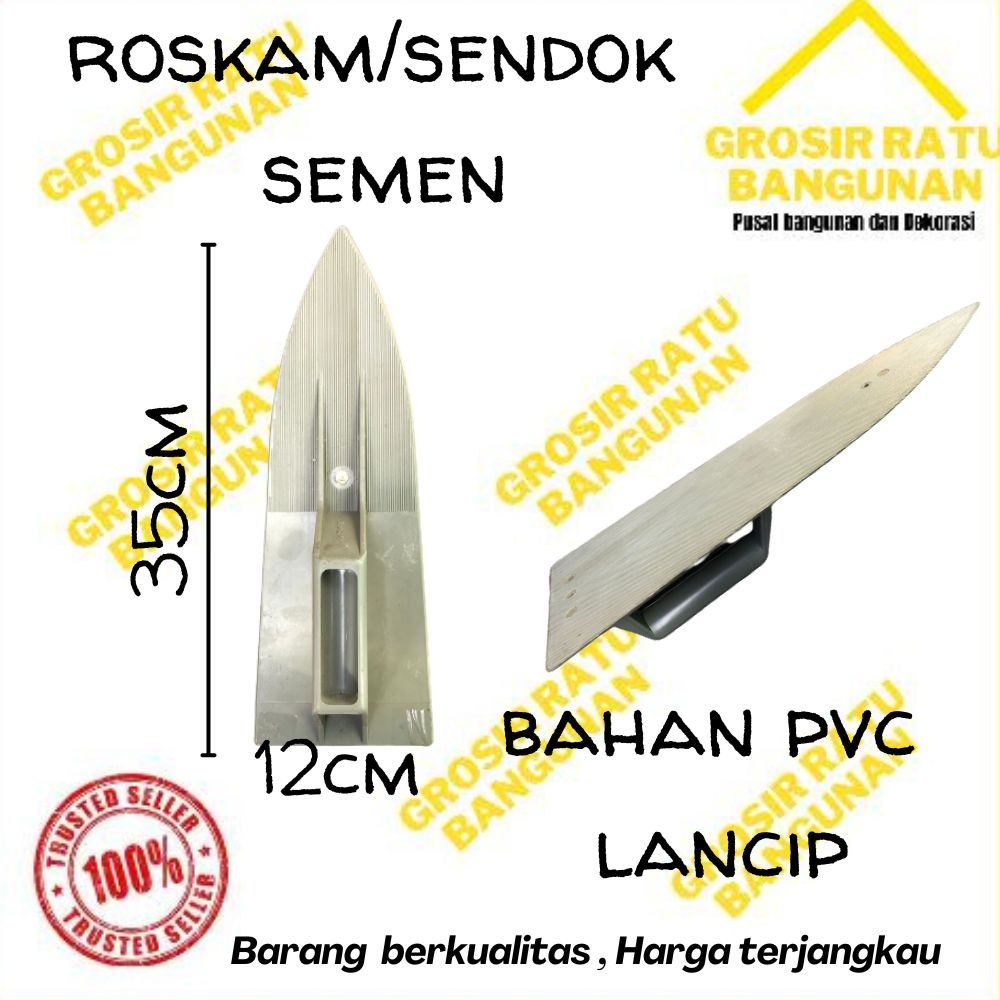 ROSKAM/SENDOK SEMEN BAHAN PVC LANCIP BERKUALITAS