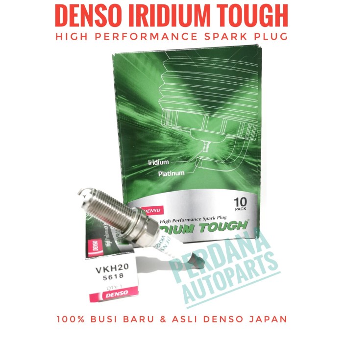 Busi Toyota Innova Asli Original Denso Iridium Tough Vkh20 Kode 276
