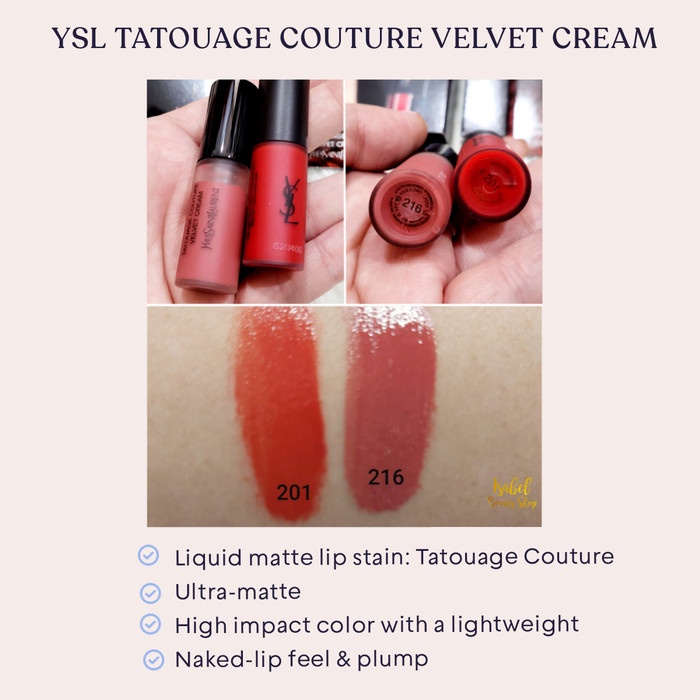 Ysl Tatouage Couture VELVET CREAM 216
