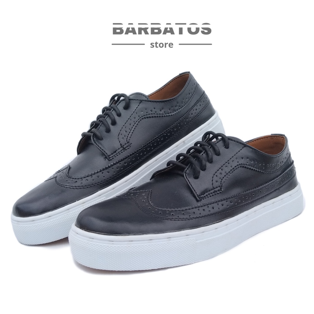 BARBATOS - Sepatu Kerja Pria Kulit Formal - Sepatu Sneakers Pria