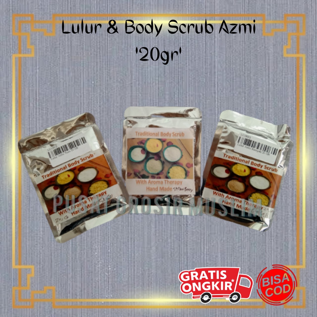 Body Scrub Aroma Therapy  Lulur Tradisional Badan by Azmi 20gr Dan 40gr