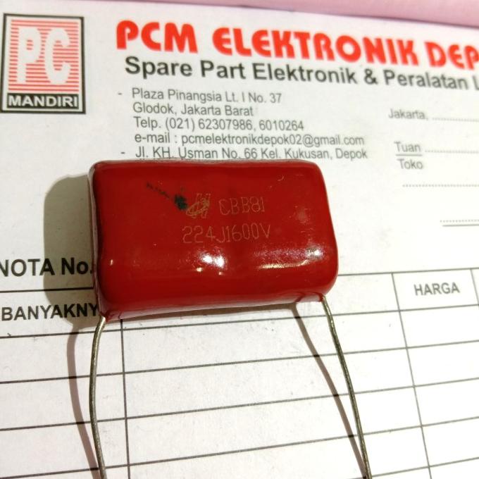 Milar 224J1600V 224J 1600V 224 J 1600 V 220nF 1.6KV pcmelektrob9090