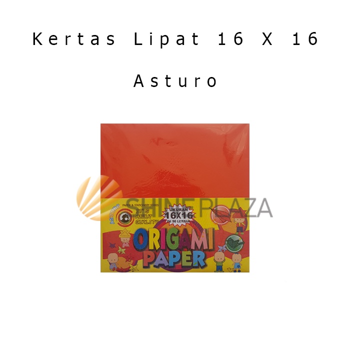 

Kertas Lipat 16x16 Asturo - Origami Paper Asturo 16 x 16 Isi 50 Lembar