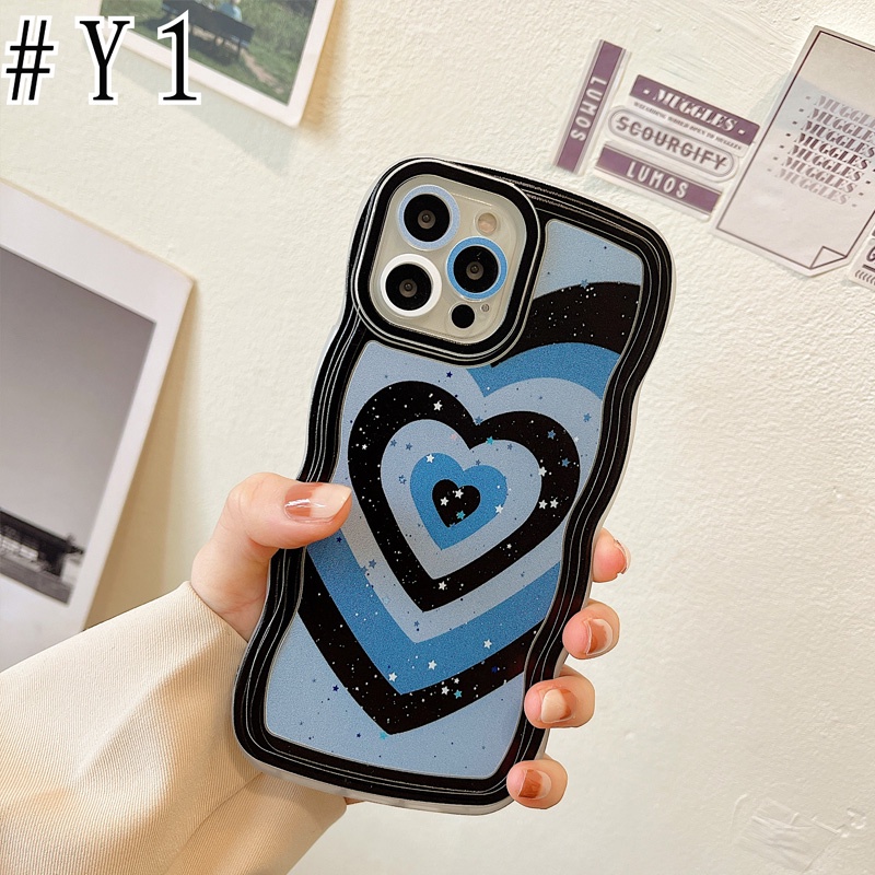 IPHONE Iphone14 14 Pro MAX IPhone13 Pro MAX 11PRO 11PRO Max12 12Pro MAX XR XS Max6 6S 7 8 Plus Retro love Tepi Melengkung TPU Phone Case Binteacase