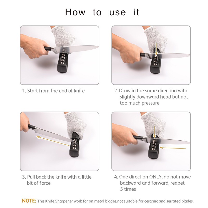 (SerbaSerbi)PENGASAH PISAU 3IN1 3 MODE / ALAT ASAHAN PISAU GUNTING 3 STEP / ALAT ASAH PISAU PENAJAM PISAU SAYUR DAPUR