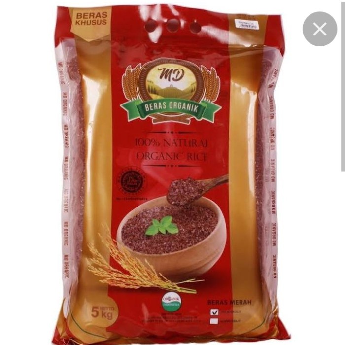 

Beras merah organik kupas kulit md 5kg