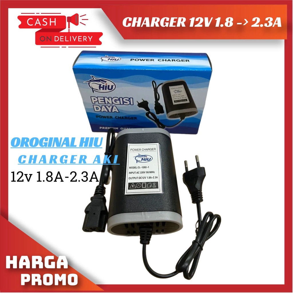 Adaptor Charger aki sprayer elektrik hiu original