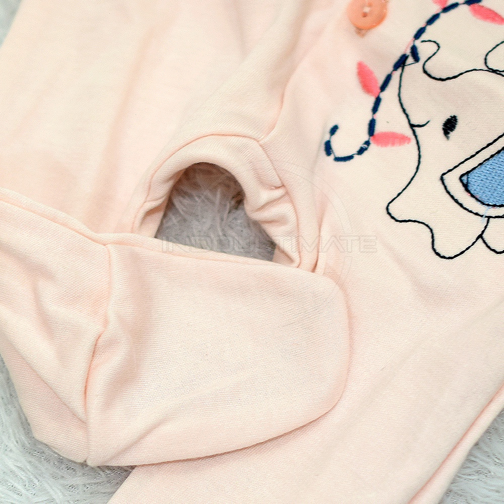 Jumpsuit Bayi Kaki Tertutup Lengan Panjang Jumper Bayi Perempuan Newborn Baju Bayi Perempuan Baby Sleepsuit BC-079 Baju Tidur Bayi Jumpsuit Panjang Kaki Tutup Pakaian Bayi