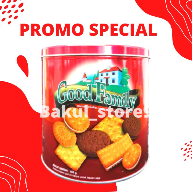 GOOD FAMILY ASSORTED BISCUITS 400 GRAM TERMURAH