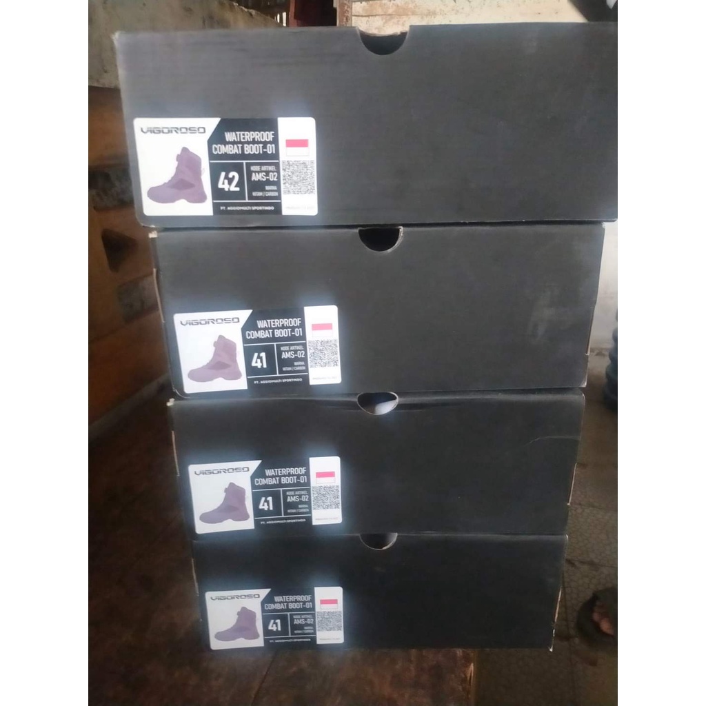 SEPATU PDL VIGOROSO COMBAT BOOT 01 ASLI