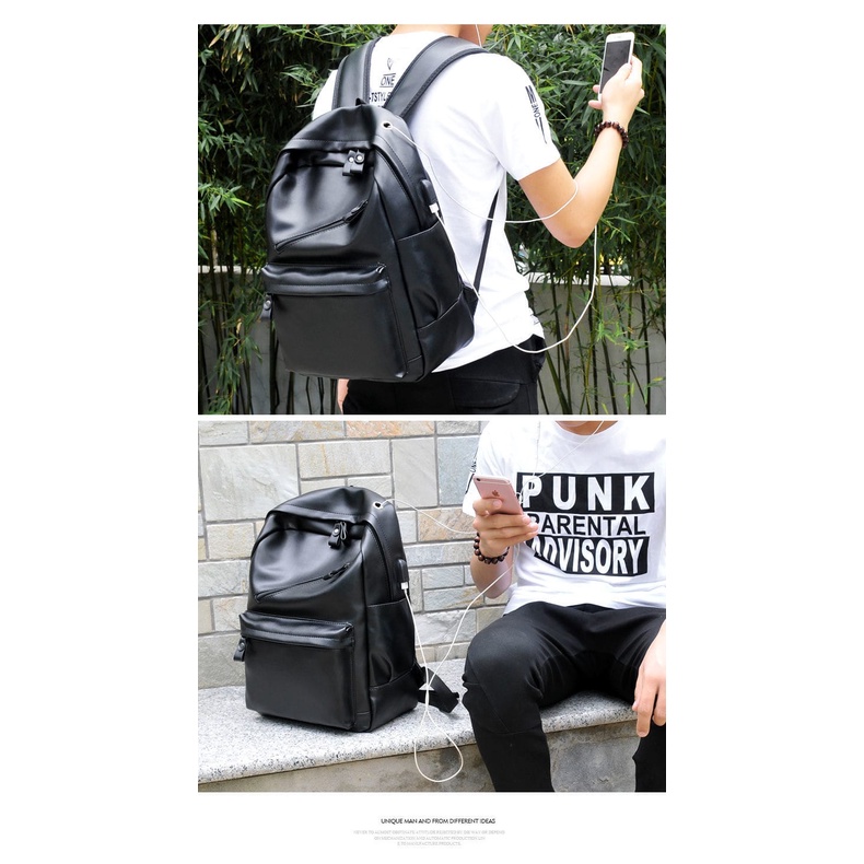 Klub New Arrival - Tas Ransel Kulit IAC Backpack Up to 15 inch - Tas Pria Tas Wanita Daypack