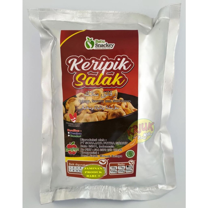 

Keripik Salak / Keripik Buah Salak Khas Malang 100 Gram