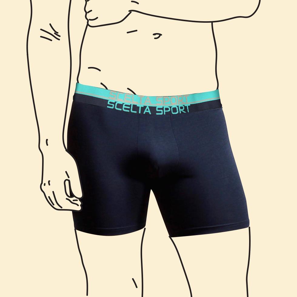 Scelta - (Isi 2 Pcs) Celana Dalam Pria Boxer Bahan Rayon Adem Murah Scelta Man Sm 352