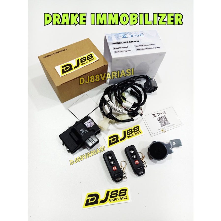 IMMOBILIZER DRAKE ALARM ANTI BEGAL LOCK MOTOR - NEW NMAX