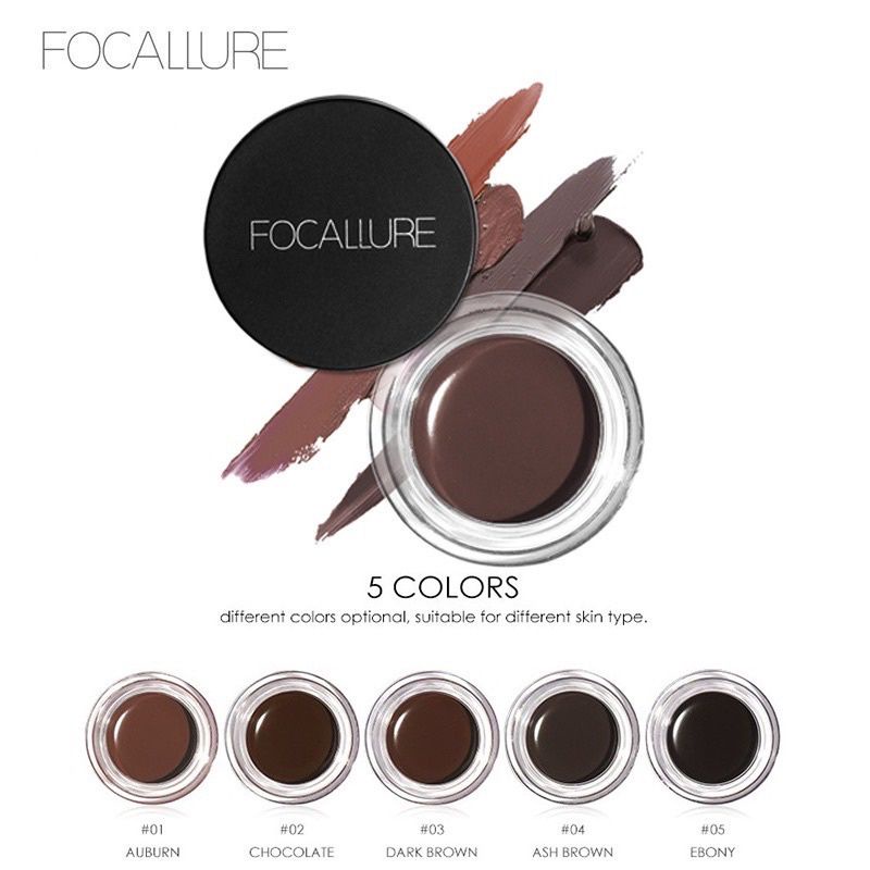 [BISA COD] FOCALLURE EYEBROW GEL POMADE