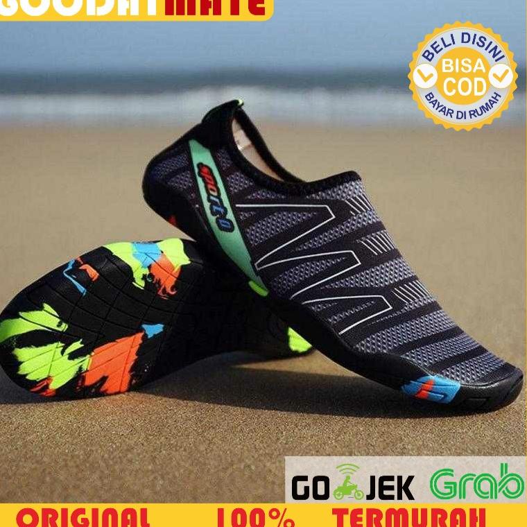 CHEKOUT Sepatu Pantai Anti Air Sepatu Mancing anti Licin / Sepatu Cepat Kering / Sepatu Olahraga Ant