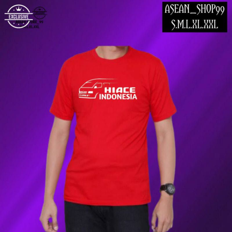 KAOS MOBIL HIACE INDONESIA