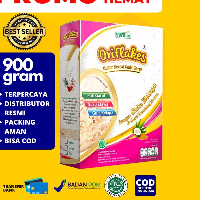 

◙ ORIFLAKES GASTRO-ORIGINAL Sereal Umbi Garut 900gram ➧