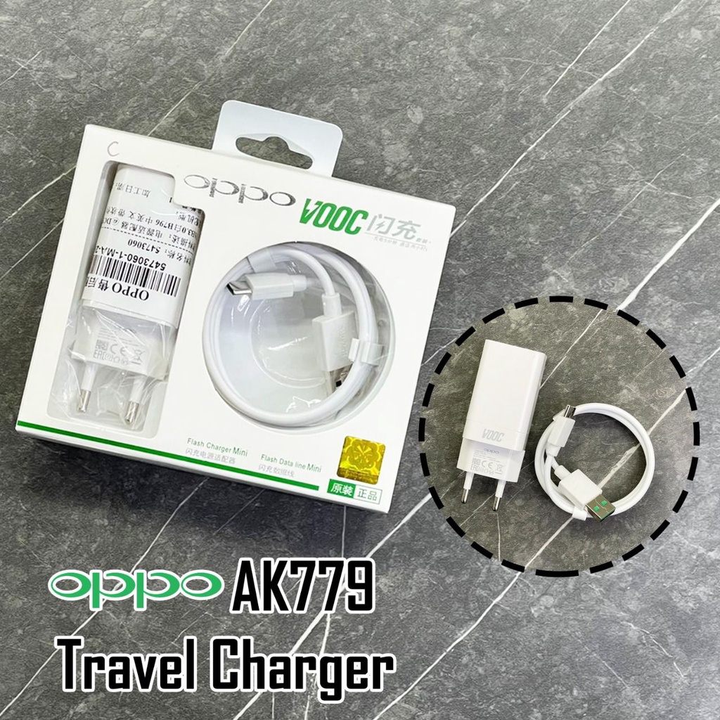TERMURAH  BATOK ADAPTER 0PP0 VOOC AK779 TRAVEL CHARGER FAST CHARGING (no pack)
