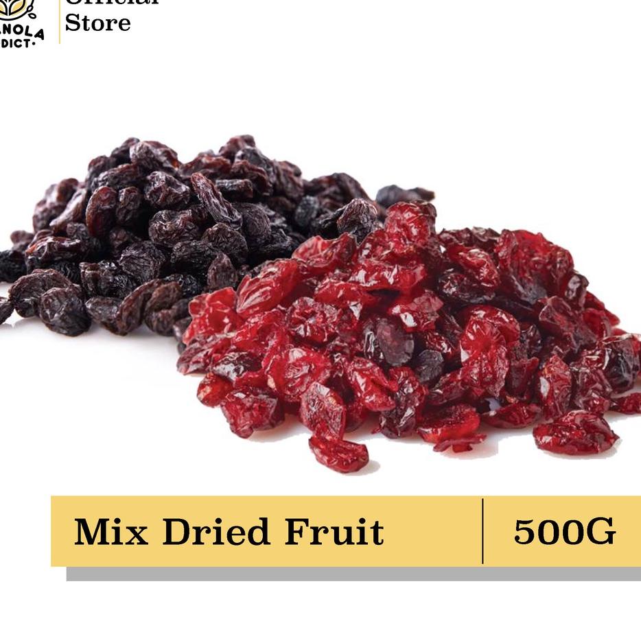 

♪ Granola Addict - Mix Dried Fruit (Raisin, Cranberry) 500G ✥